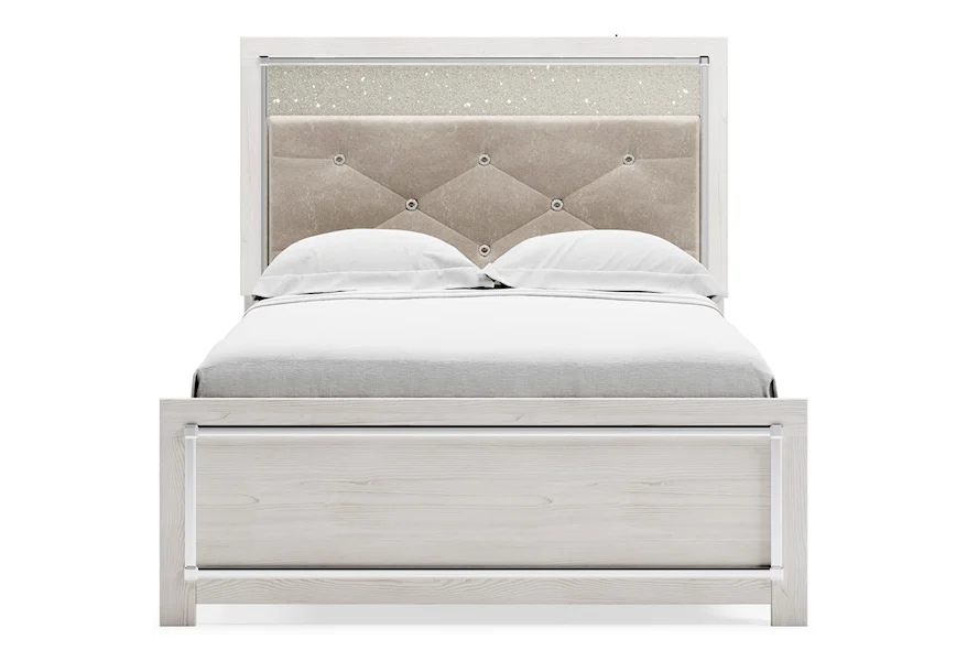 Altyra Full Upholstered Panel Bed by Signature Design by Ashley at Rune's Furniture