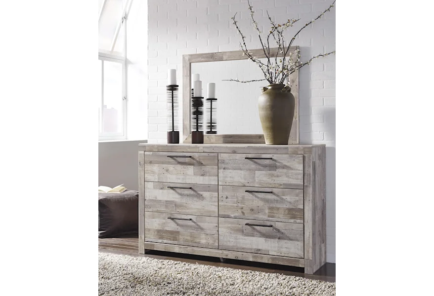 Effie Dresser & Mirror by Signature Design by Ashley at Furniture and ApplianceMart