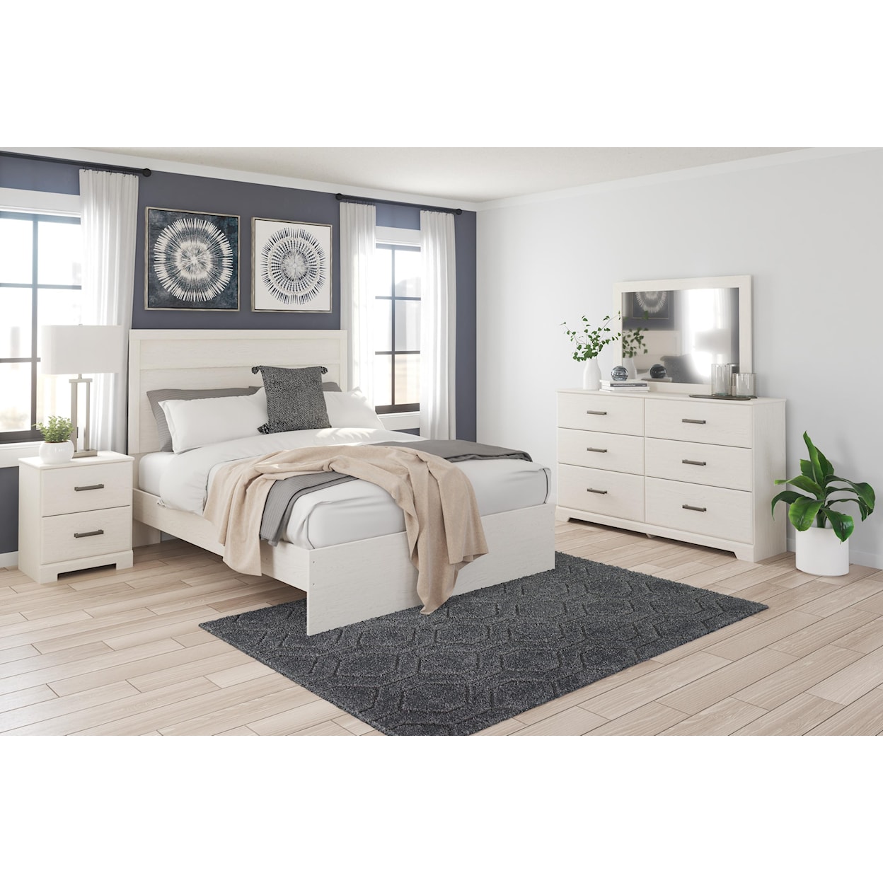 Signature Design by Ashley Stelsie 5 Piece King Panel Bedroom Set