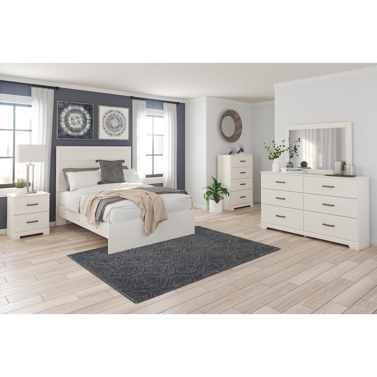 Signature Design by Ashley Stelsie 5 Piece Full Panel Bedroom Set