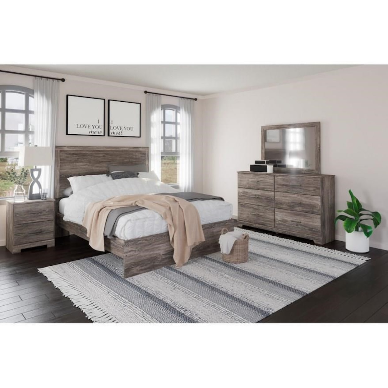 Signature Design by Ashley Ralinski 5pc Queen Bedroom Group