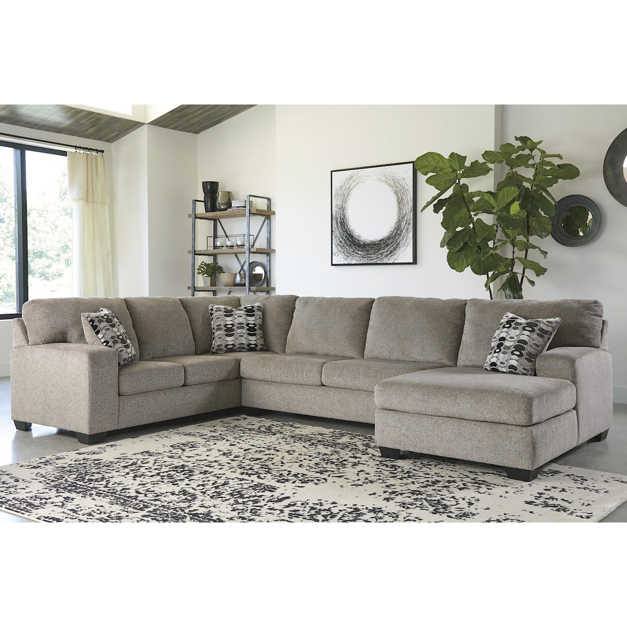 Signature Design by Ashley Ballinasloe 3 PC Sectional and Recliner Set