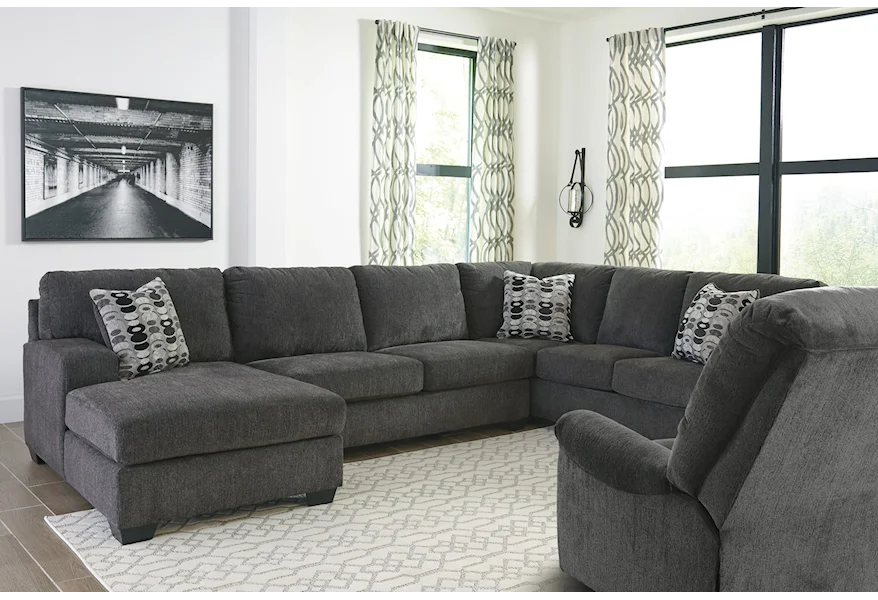 Ballinasloe 3 PC Sectional and Recliner Set by Signature Design by Ashley at Sam's Furniture Outlet