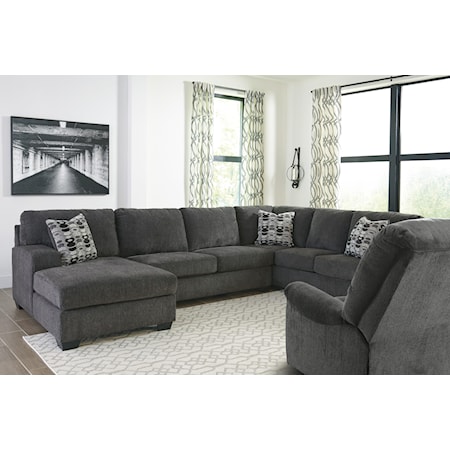 3 PC Sectional and Recliner Set