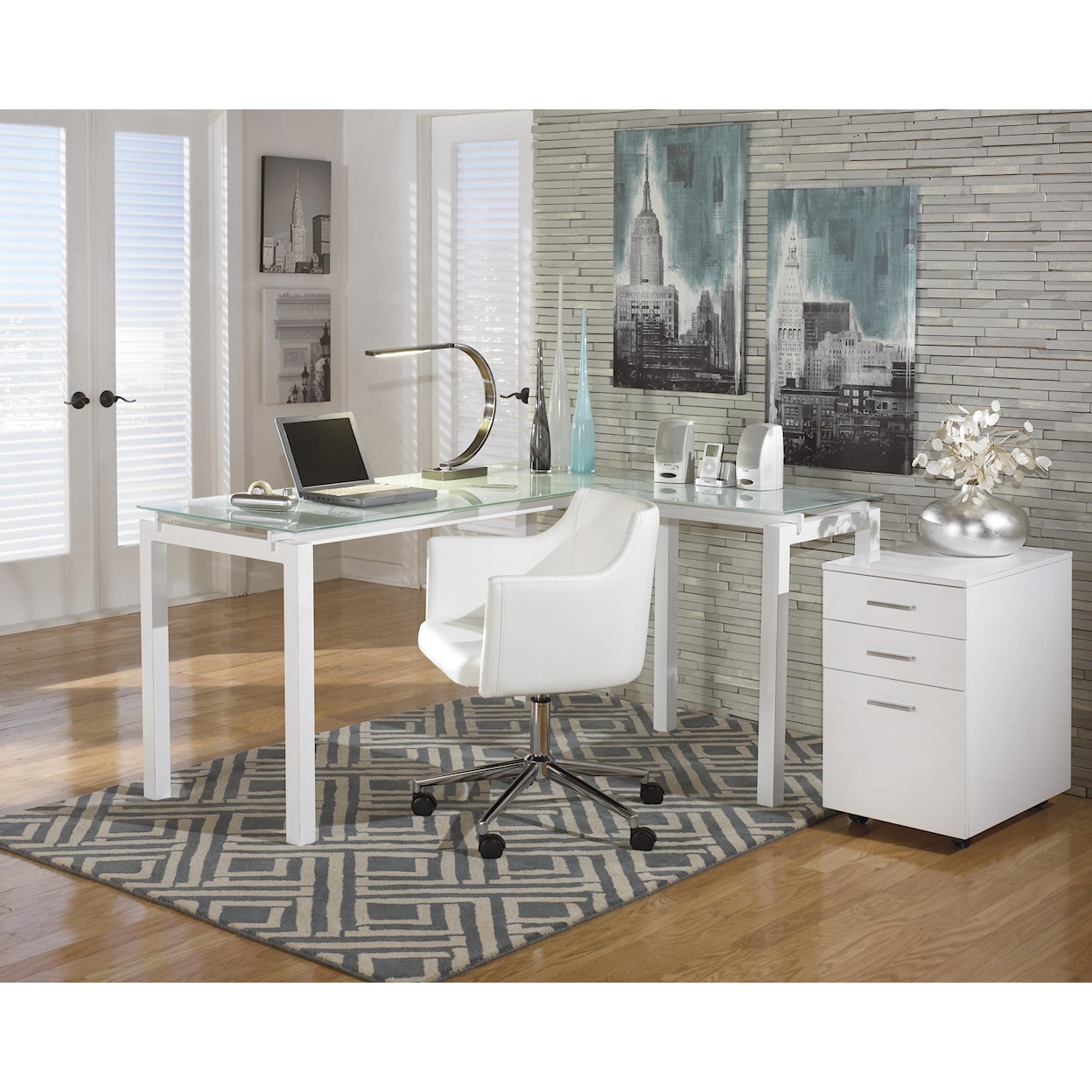 Signature Design by Ashley Baraga Home Office Swivel Desk Chair