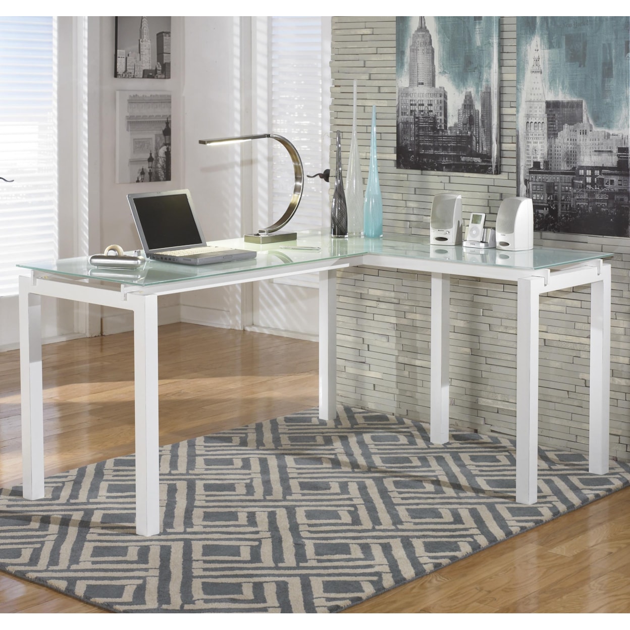 Signature Design by Ashley Furniture Baraga L-Desk