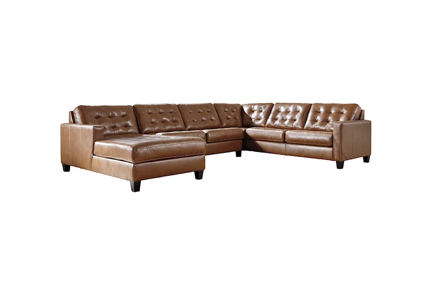 Baskove 4-Piece Sectional by Signature Design by Ashley at Rune's Furniture