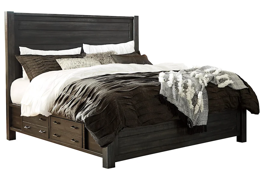 Baylow Queen Panel Bed with Storage by Signature Design by Ashley at Furniture and ApplianceMart