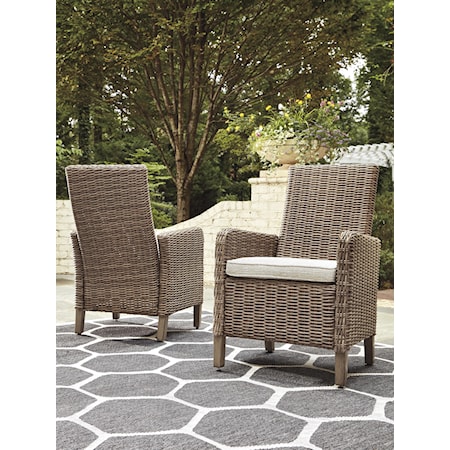 Set of 2 Side Chairs with Cushion