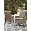 Signature Design by Ashley Beachcroft Set of 2 Arm Chairs with Cushion