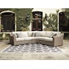 Signature Design by Ashley Beachcroft 3 Piece Outdoor Sectional