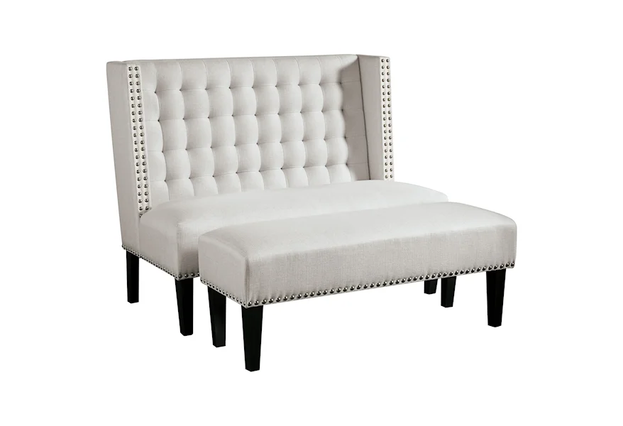 Beauland Settee and Bench by Signature Design by Ashley at VanDrie Home Furnishings
