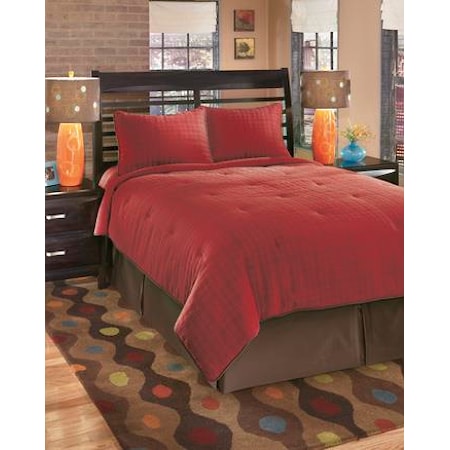 King Interlude Brick Top of Bed Set