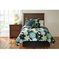 Twin Sweetie Blue Top of Bed Set