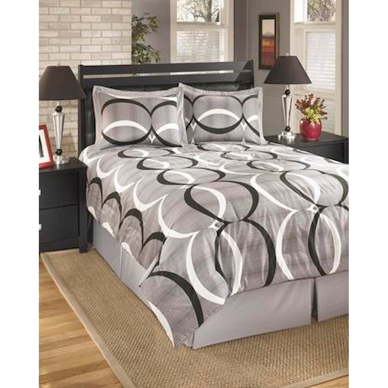 Ashley Furniture Signature Design Bedding Sets Queen Primo Alloy Top of Bed Set