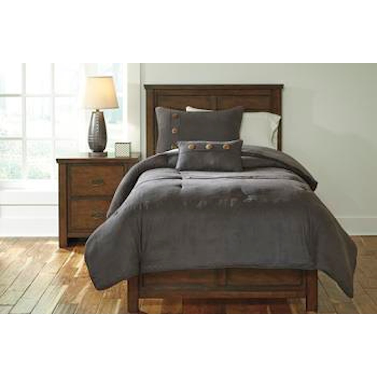 Signature Design by Ashley Furniture Bedding Sets Twin Token Steel Top of Bed Set