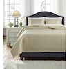 Signature Design by Ashley Furniture Bedding Sets Queen Dietrick Sand Quilt Set