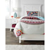 Signature Design by Ashley Bedding Sets Twin Amerigo Pink/Aqua/Orange Comforter Set