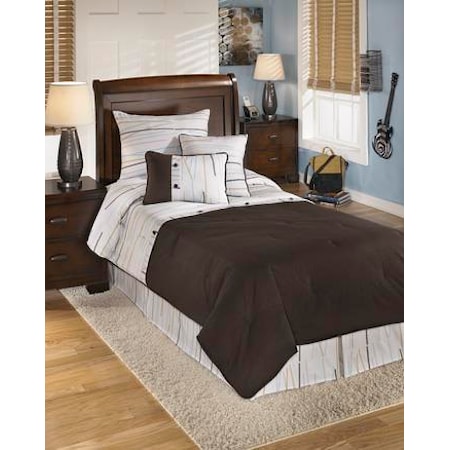 Twin Stickly Multi Top of Bed Set