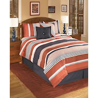 Full Manning Stripe Top of Bed Set