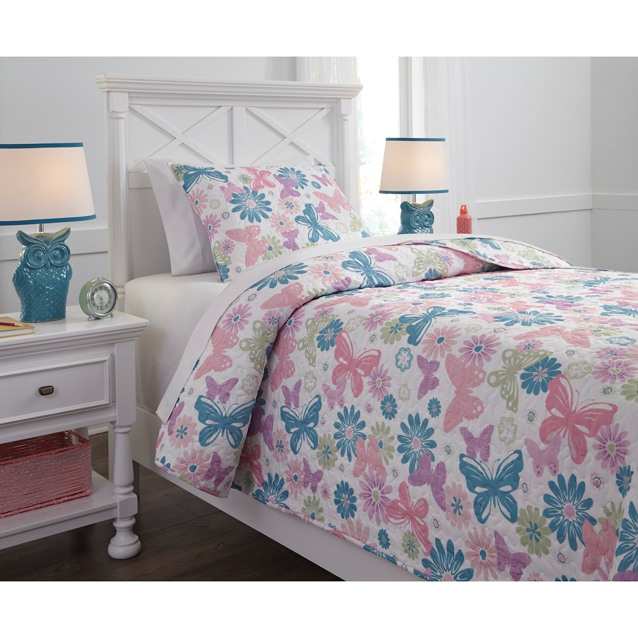 Signature Design by Ashley Furniture Bedding Sets Twin Jobeth Quilt Set