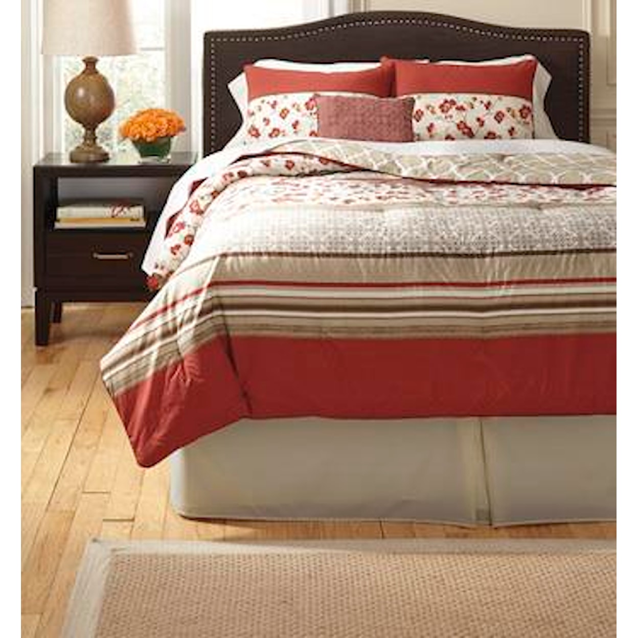 Signature Design by Ashley Bedding Sets Queen Cayenne Rouge Top of Bed Set