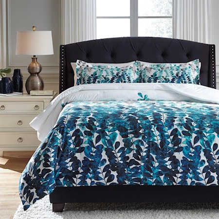 King Clearfield Bluel Comforter Set