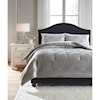 Ashley Furniture Signature Design Bedding Sets Queen Anjelita Pewter Comforter Set