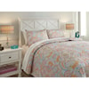 Ashley Furniture Signature Design Bedding Sets Full Jessamine Pink/Orange Coverlet Set