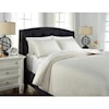 Signature Design by Ashley Bedding Sets Queen Raleda Buff Coverlet Set
