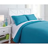 Signature Design by Ashley Bedding Sets Full Raleda Turquoise Coverlet Set