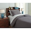 Signature Design by Ashley Bedding Sets Twin Raleda Gray Coverlet Set
