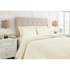 StyleLine Bedding Sets Queen Jaxine Gray/White/Cream Coverlet Set