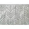 Signature Design by Ashley Bedding Sets Queen Jaxine Gray/White/Cream Coverlet Set