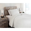 Signature Design by Ashley Bedding Sets Twin Ryter White Coverlet Set