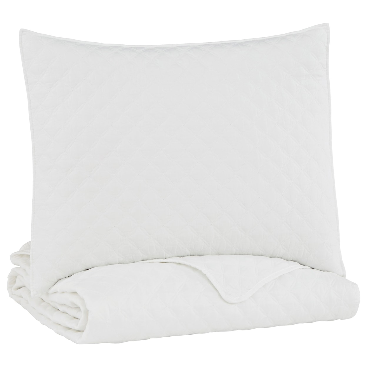 Signature Design by Ashley Bedding Sets Twin Ryter White Coverlet Set