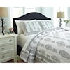 Signature Design by Ashley Bedding Sets King Almeda Gray Coverlet Set