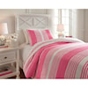 Signature Design by Ashley Bedding Sets Twin Taries Pink Duvet Cover Set