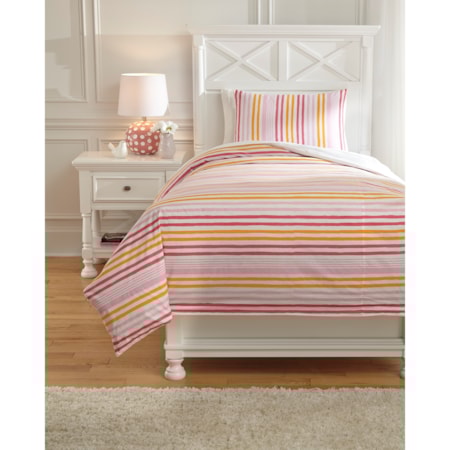 Twin Genista Multi Duvet Cover Set