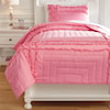 Signature Design by Ashley Bedding Sets Twin Megara Pink Quilt Set