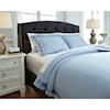 Signature Design by Ashley Furniture Bedding Sets Queen Faraday Soft Blue Duvet Cover Set