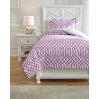 Twin Loomis Lavender Comforter Set