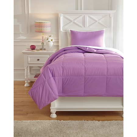 Twin Plainfield Lavender Comforter Set