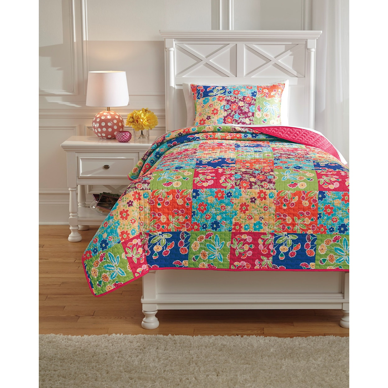Signature Design by Ashley Bedding Sets Twin Belle Chase Quilt Set