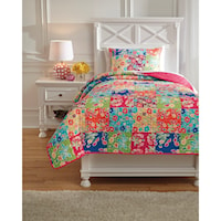 Twin Belle Chase Quilt Set