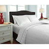 Signature Design by Ashley Bedding Sets Amare White Queen Coverlet Set