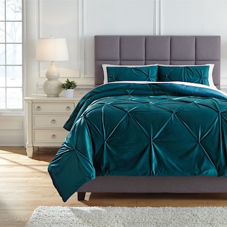 Queen Meilyr Spruce Comforter Set