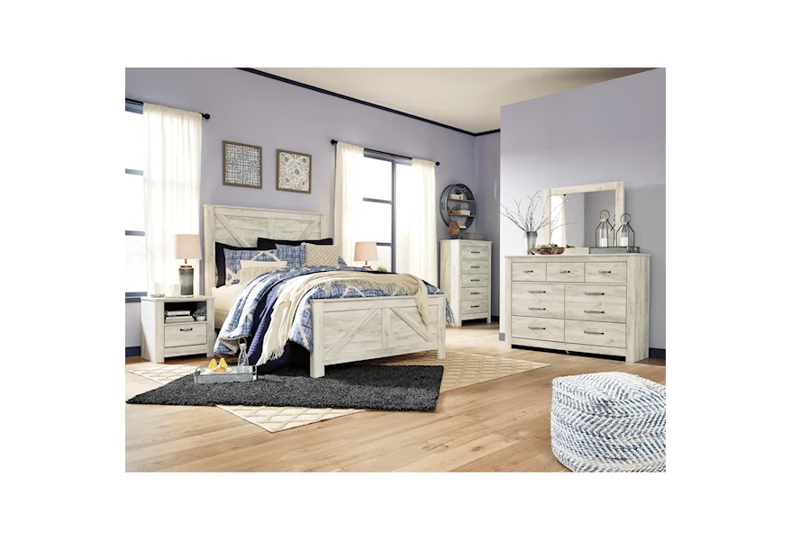 Boden 5 Piece Queen Bedroom Group by Signature at Walker's Furniture
