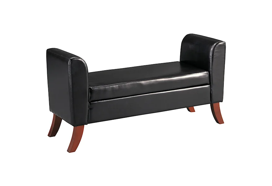 Benches Upholstered Storage Bench by Signature Design by Ashley at Esprit Decor Home Furnishings