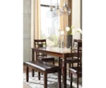 Signature Design by Ashley Bennox 6-Piece Dining Room Table Set
